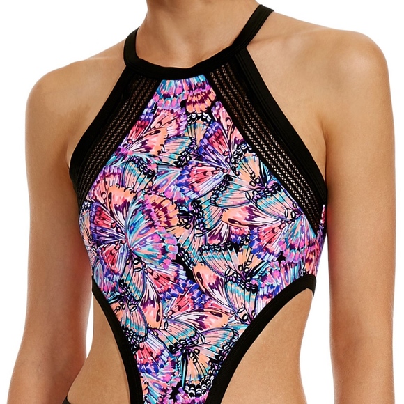 NWT BODY GLOVE FLY MILLIE MONOKINI SWIMSUIT M - Picture 3 of 3